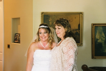 My Daughter  Allison and I on her wedding day