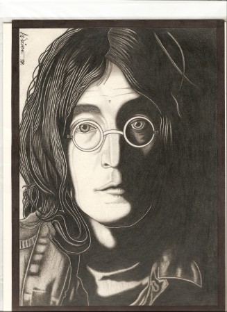 JOHN LENNON - pencil drawing