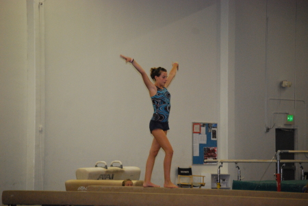 Samantha at Gymnastics