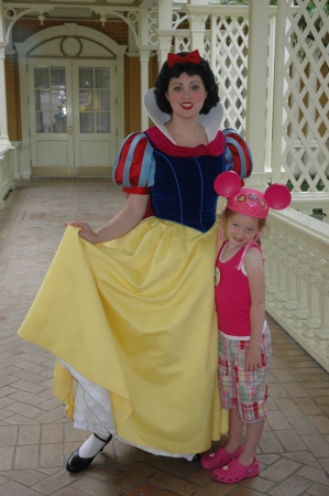 My daughter Riley and Snow White