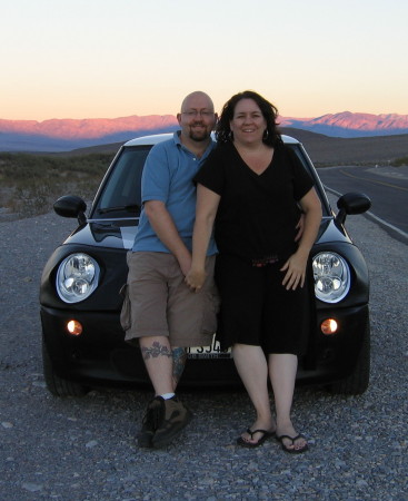 Carin and Brian in Death Valley, 2007