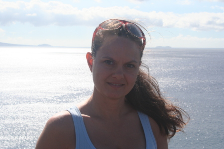 My wife in Maui 2008