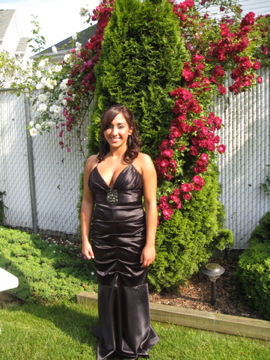 My daughter Ashley going to her Senior Prom