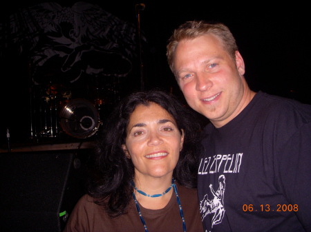 Brian (husband) and Terri at Lez Zeppelin