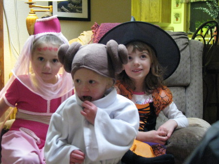 My Three girls Halloween 2008
