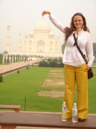 Holding the Taj Mahal