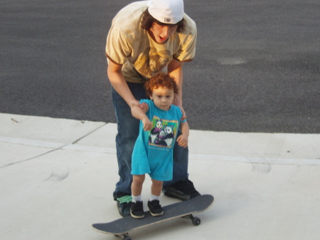 Vince & Aiden (nephew)