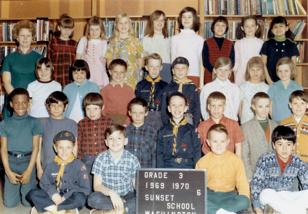 Mrs. Van Meter's 3rd Grade Class 1969 - 1970