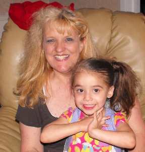 Me and my granddaughter Nevaeh