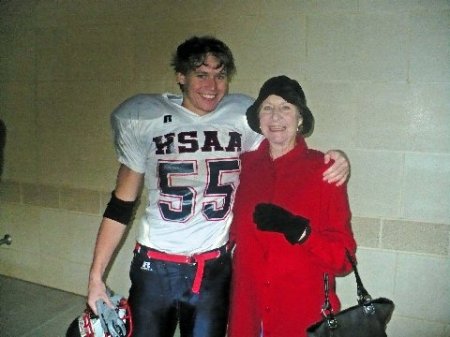 Eliot and Gwenn after 56-14 win