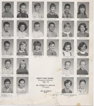 Emery Park 1st Grade 1965-1966