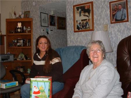 My Mom and I at Christmas 2007