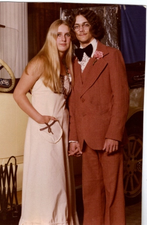 1977 Senior Prom - Mary and I