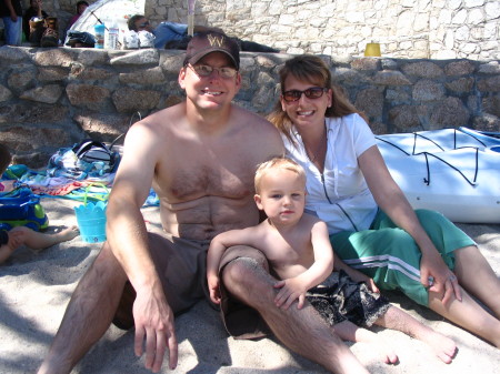 Family trip to the beach April 2008