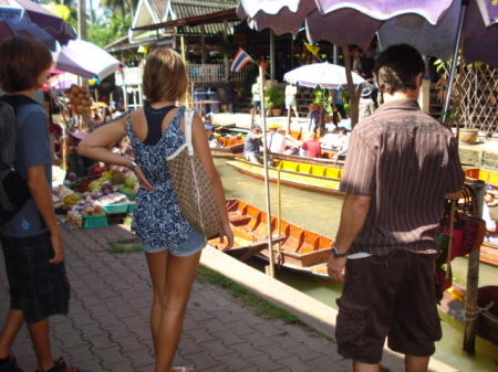 floating market, Bangkok