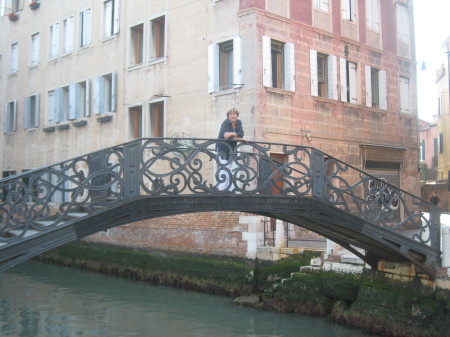 Bridge over canal in Venice 2008