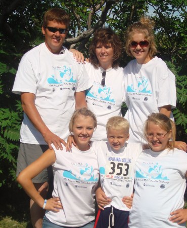 My Family at the PUD Mid-Columbia Challenge