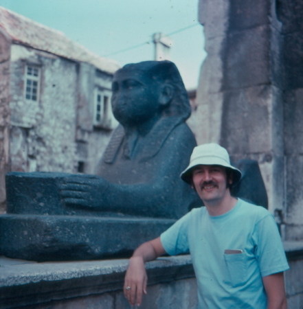 Rick in Split, Yugoslavia - 1975