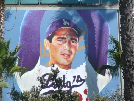 Mural of the great Sandy Koufax