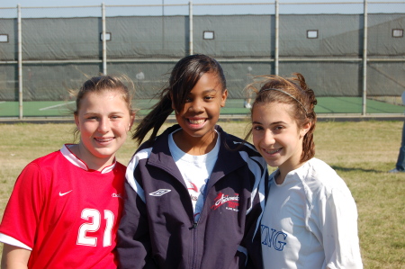 Erica and 2 of her old teammates