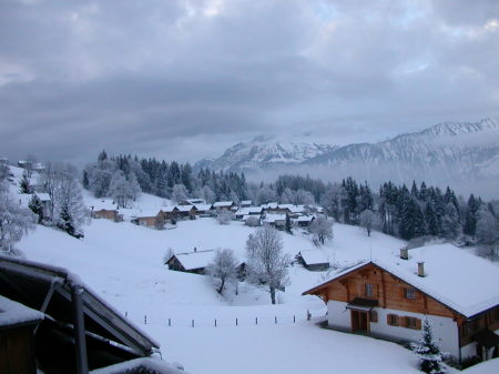 Awesome view from the lodge we were staying at