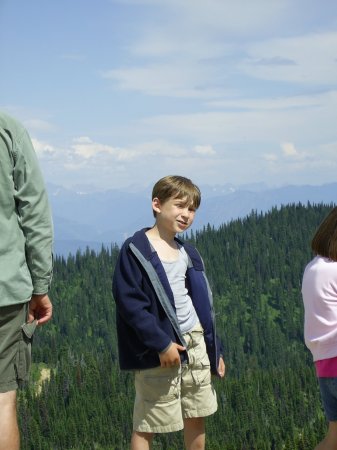 Patrick at Glacier National Park