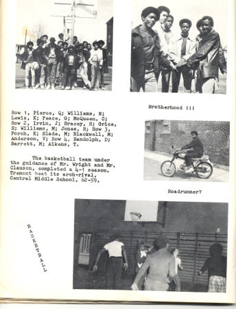 Tremont Ave. 8th Grade Year Book - 1972
