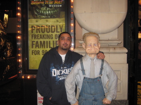 Me and toothless hillbilly in NYC