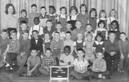 1st grade Russ Hippo, 1963-64 Tod class photo.