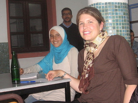 Me in English class in Morocco