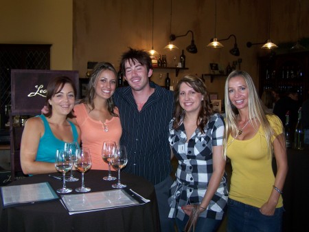 wine tasting with friends