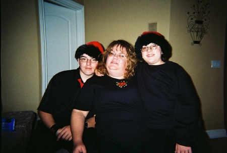 My boys and I, Christmas 06.