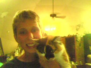 Robbie and my kitty