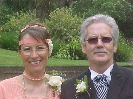 I & D at daughter's wedding Napier NZ 2007