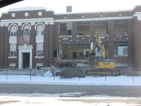 David Simms' album, 1923 Memorial High building