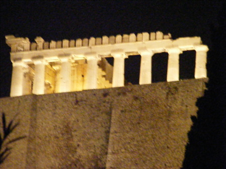 Acropolis at night