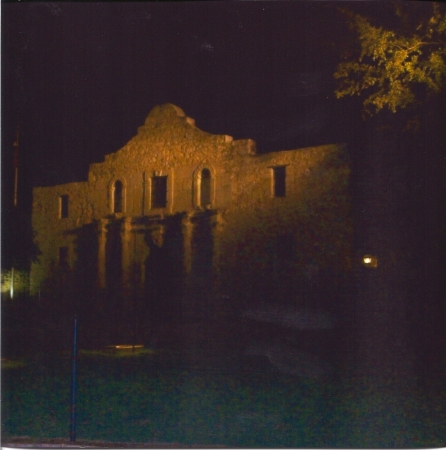 The Alamo after midnight