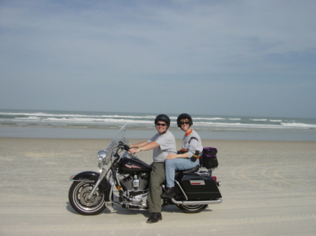 My wife Amy & I Daytona Beach
