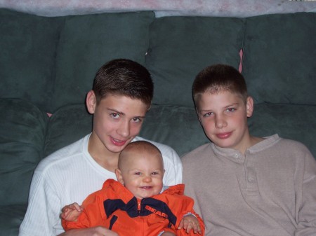 Our boys - Matthew, Michael, and little Steven