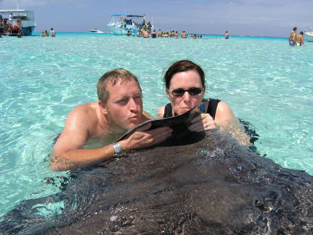 Swimming with the stingrays