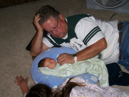 Grandpa and baby #10 Karter