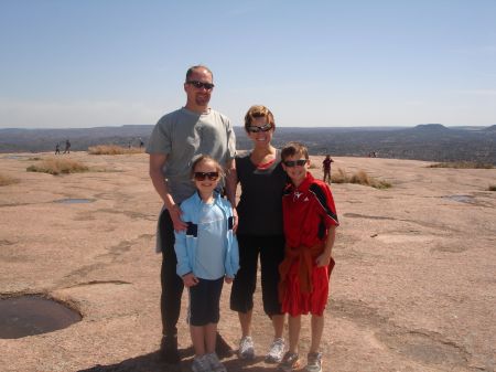 My family at Enchanted Rock