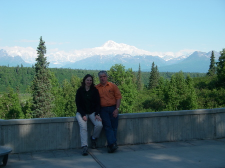 at Denali view point, June 2007