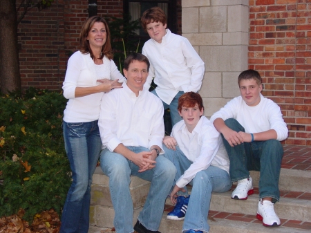 Me, My hubby, and My 3 sons! November 2007