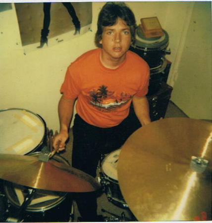 ric on drums in high school
