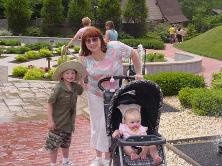 Me and the kids at The Akron Zoo last year.