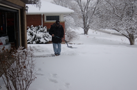 New Year's Day 2008 snow