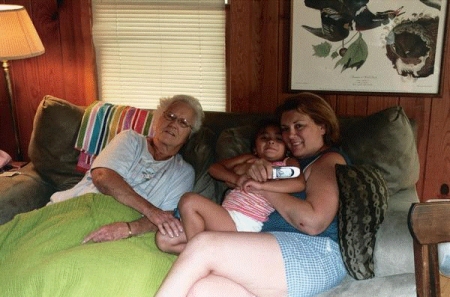 Mom, Baileigh & me at the beach