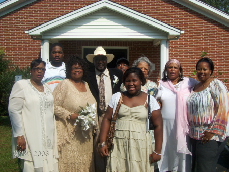 My Family on my Weeding day