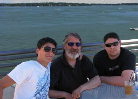 Me & My two sons Lake Monona WI